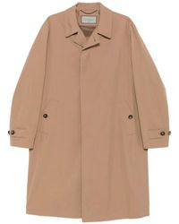 Canali - Manteau À Boutonnière - Lyst