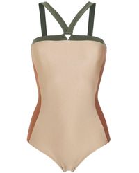 Adriana Degreas Bañador a paneles - Neutro