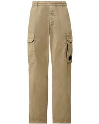 C.P. Company - Flatt Nylon Loose Cargo Lens Trousers - Lyst