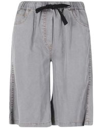 Semicouture - Drawstring Elasticated-Waist Shorts - Lyst