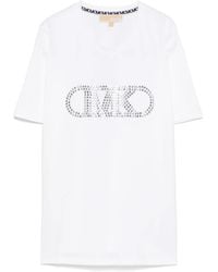 Michael Kors - Empire-Stud T-Shirt - Lyst