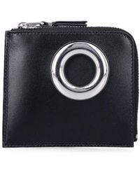 Comme des Garçons - Eyelet-Embellished Leather Wallet - Lyst