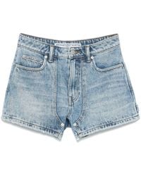 Alexander Wang - Crystal-pattern High-waisted Shorts - Lyst