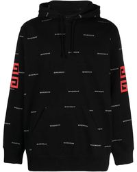 Givenchy - 4G-Print Cotton Hoodie - Lyst