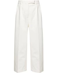 Thom Browne - Cropped-Hose Mit Falten - Lyst
