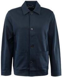 DRYKORN Baunt Chest-Pocket Shirt in Blue for Men | Lyst