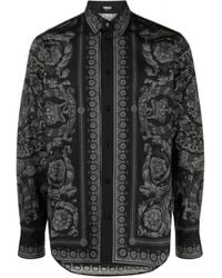 Versace - Hemd mit Barocco-Print - Lyst