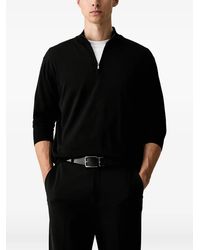 Paul & Shark - Quarter-Zip Knitted Sweater - Lyst