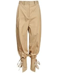 Ioana Ciolacu - Pantalon Ballon À Fermeture Nouée - Lyst