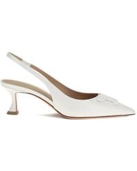 Santoni - Buckle Slingback Pumps - Lyst
