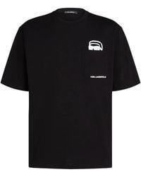 KARL LAGERFELD - Ikon Relaxed T-Shirt - Lyst