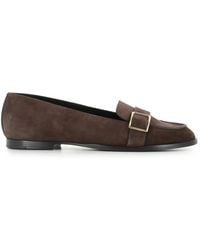 Roberto Del Carlo - Buckle-Detail Suede Loafers - Lyst