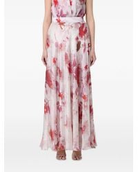 Hanita - Floral-Print Chiffon Skirt - Lyst