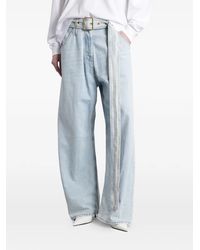 DARKPARK - Dalila Belted Wide-Leg Jeans - Lyst