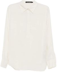 KARL LAGERFELD - Logo Jacquard Blouse - Lyst