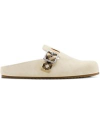 Burberry - Suede Urchin Clogs - Lyst