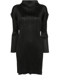 Pleats Please Issey Miyake - Vestido corto Monthly Colors February - Lyst