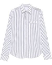MARSĒM - Vertical-Stripe Slim-Fit Shirt - Lyst