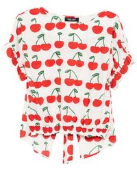 BLAKLACE - Cherry-Print Blouse - Lyst