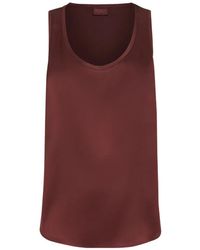 Brunello Cucinelli - Stretch Silk Satin Camisole - Lyst