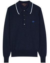 Wales Bonner - Henry Trim-Embroidered Polo Shirt - Lyst