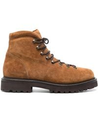 Brunello Cucinelli - レースアップ スエードブーツ - Lyst