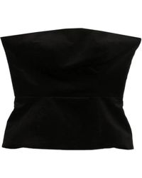 P.A.R.O.S.H. - Top Con Peplum - Lyst