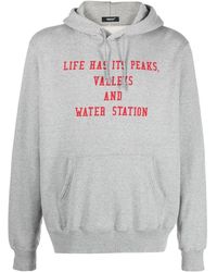 Undercover - Slogan-embroidered Hoodie - Lyst