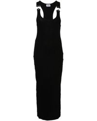 Jean Paul Gaultier - Robe longue noire à bretelles - très gaultier - Lyst