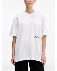 KARL LAGERFELD - T-Shirt À Fentes Latérales - Lyst