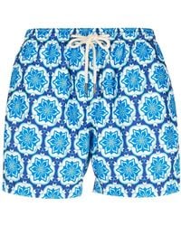 Peninsula - Badeshorts Mit Geometrischem Print - Lyst