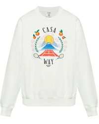 CASABLANCA - Graphic-print Sweatshirt - Lyst