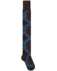 Vivienne Westwood - Locharron Tartan-Pattern Over-The-Knee Socks - Lyst