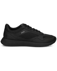 BOSS - Mesh Trainers With Ribbed Sole - Lyst