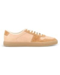 Common Projects - Panelled Suede-Trim Sneakers - Lyst