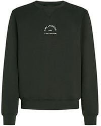 KARL LAGERFELD - Rue St-Guillaume Logo-Print Sweater - Lyst
