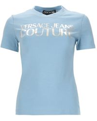 Versace Jeans Couture - T-Shirt À Logo Imprimé - Lyst