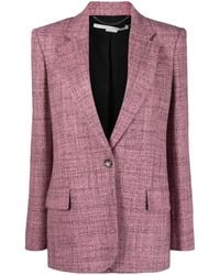 Stella McCartney - Single-Breasted Wool Blazer - Lyst