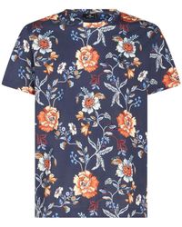 Etro - T-shirt a fiori - Lyst