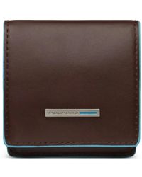 Piquadro - Square Leather Wallet - Lyst