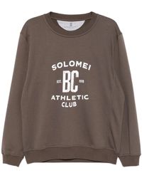 Brunello Cucinelli - Graphic-Print Sweatshirt - Lyst