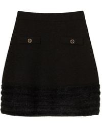 Twinset - Knit Skirt With-Tone Buttons - Lyst