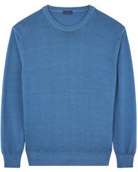 Paul & Shark - Fine Ribbed Wool Sweater - Lyst