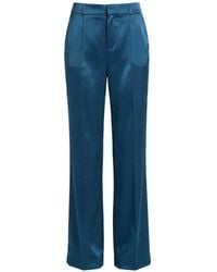 Cinq À Sept - Jyn Satin-Finish Wide-Leg Trousers - Lyst