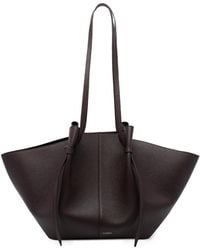 Yuzefi - Grand Sac Porté Épaule Mochi En Cuir À Fini Grainé - Lyst