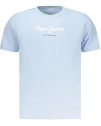 Pepe Jeans - Logo-Print Cotton T-Shirt - Lyst