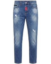 Philipp Plein - New Tapered Fit Jeans Basic - Lyst