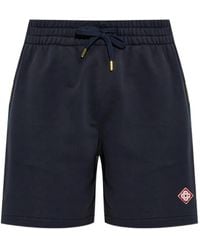 CASABLANCA - Logo-Patch Side-Stripe Track Shorts - Lyst