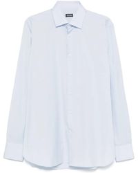 ZEGNA - ポプリン シャツ - Lyst
