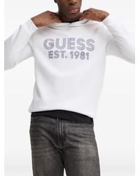 Guess - Hoodie À Logo Imprimé - Lyst